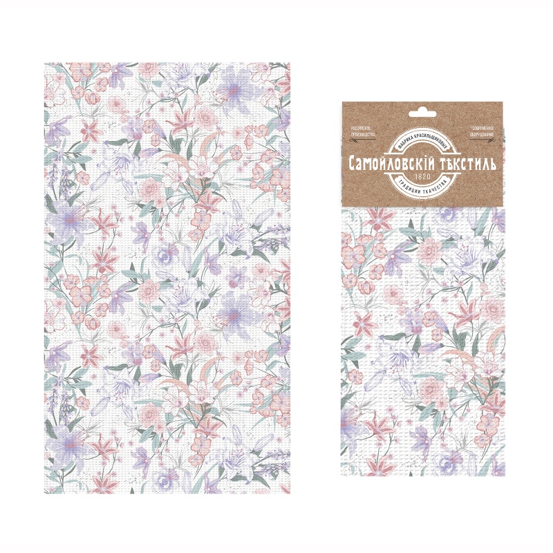 Полотенце вафельное "Парадиз v1"